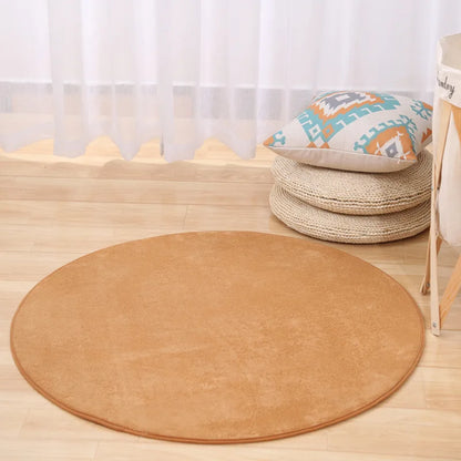 Round Carpet Chair Mat – Stylish Area Rug for Bedroom & Living Room