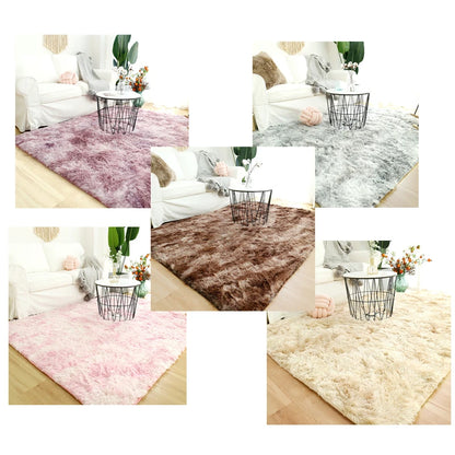 Tie-Dyeing Colors Bathroom Mat Floor Decor Carpets, Size Bath Mat