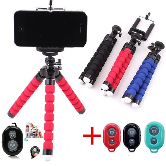 Mobile Phone Holder Tripod Bracket for Phone Camera Selfie Stand Remote Control