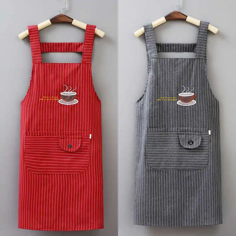 Apron Set for Household & Kitchen | Durable Women's Work Clothes - 2Pcs