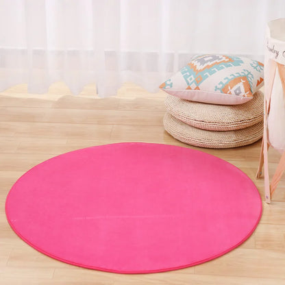 Round Carpet Chair Mat – Stylish Area Rug for Bedroom & Living Room