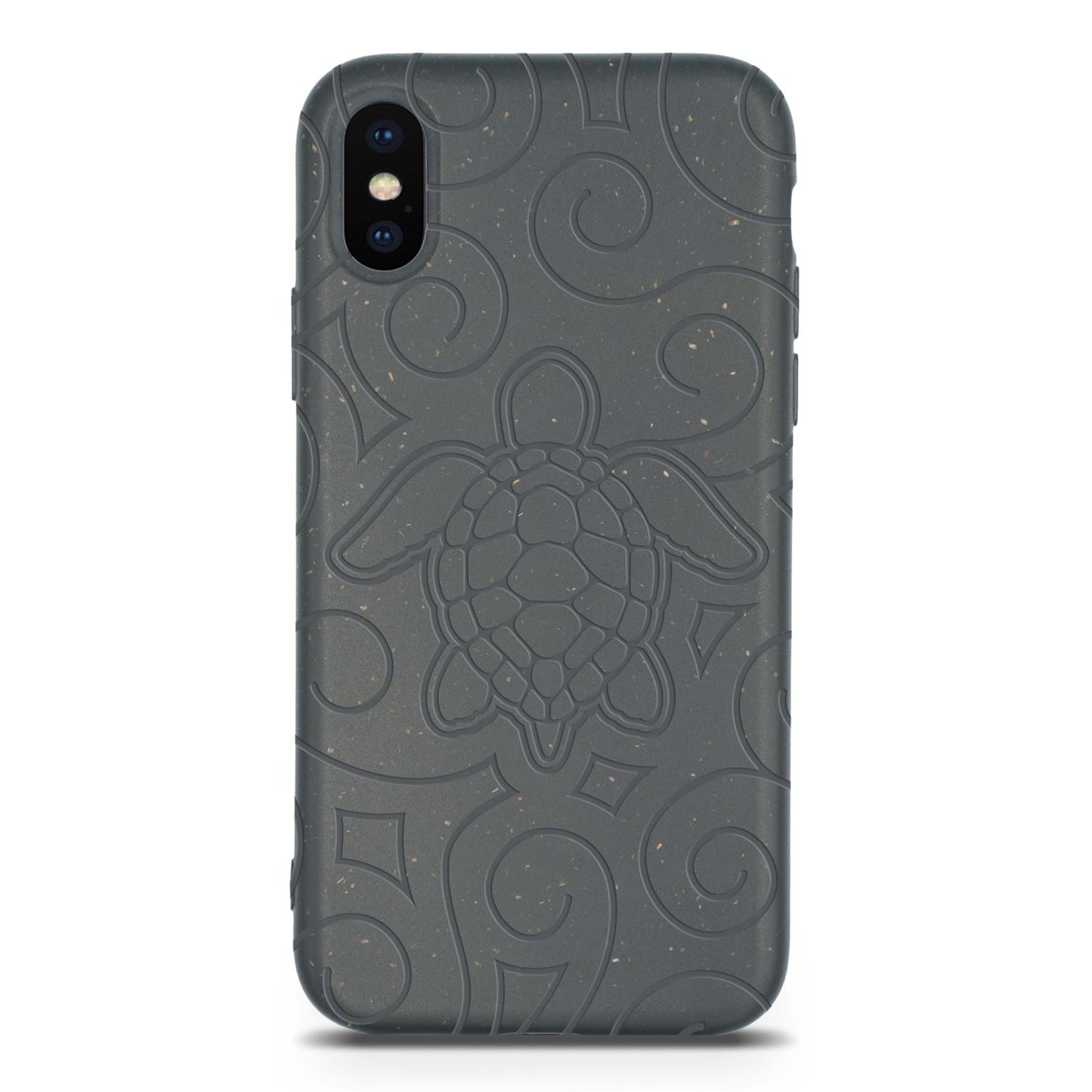 Ocean Turtle -  Biodegradable Phone Case - Ocean Blue and Black