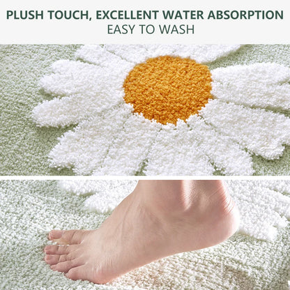 Anti-Slip Microfiber Bathroom Bath Mat – Soft & Absorbent Foot Mat