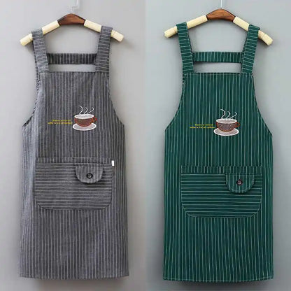 Apron Set for Household & Kitchen | Durable Women's Work Clothes - 2Pcs