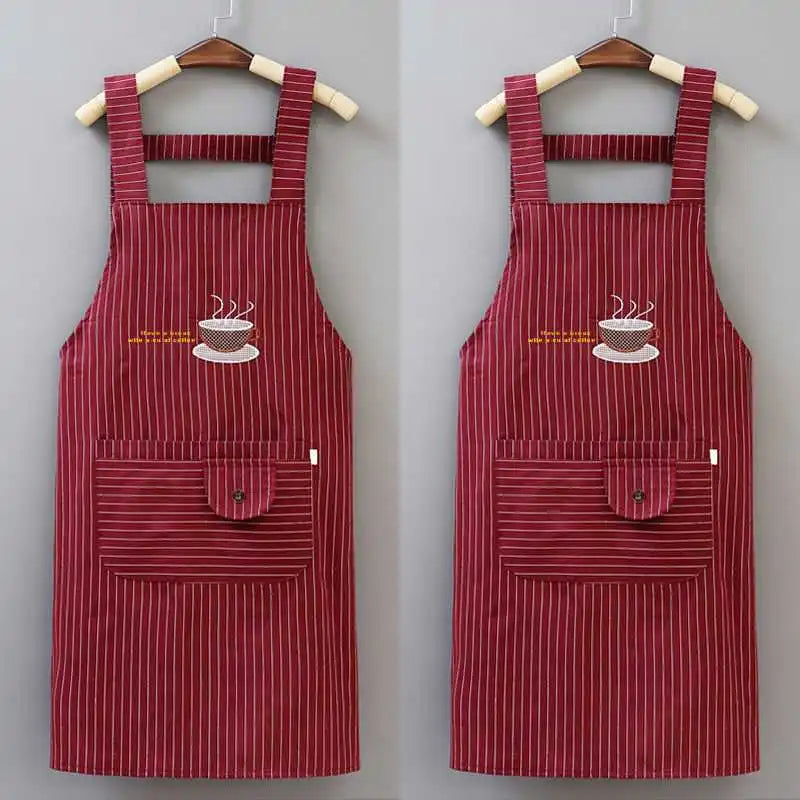 Apron Set for Household & Kitchen | Durable Women's Work Clothes - 2Pcs