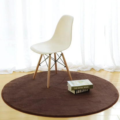 Round Carpet Chair Mat – Stylish Area Rug for Bedroom & Living Room