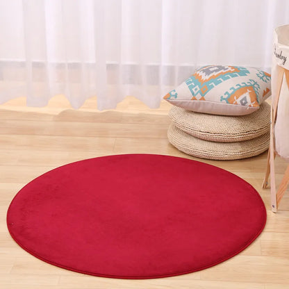 Round Carpet Chair Mat – Stylish Area Rug for Bedroom & Living Room