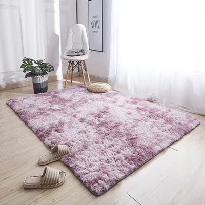 Tie-Dyeing Colors Bathroom Mat Floor Decor Carpets, Size Bath Mat