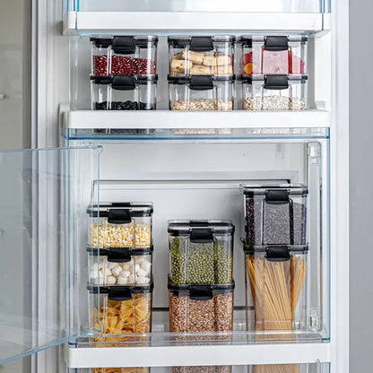 Food Storage Containers – Set for Kitchen Organization, Airtight & Space-Saving