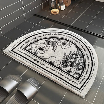 Retro Bathroom Carpet – Super Absorbent Bath Mat for Comfort & Style