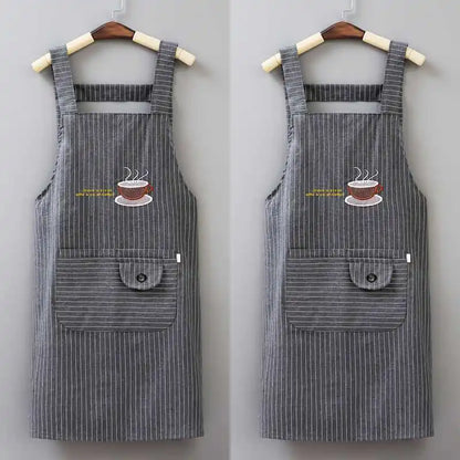 Apron Set for Household & Kitchen | Durable Women's Work Clothes - 2Pcs