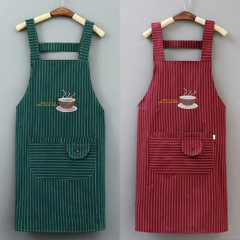 Apron Set for Household & Kitchen | Durable Women's Work Clothes - 2Pcs