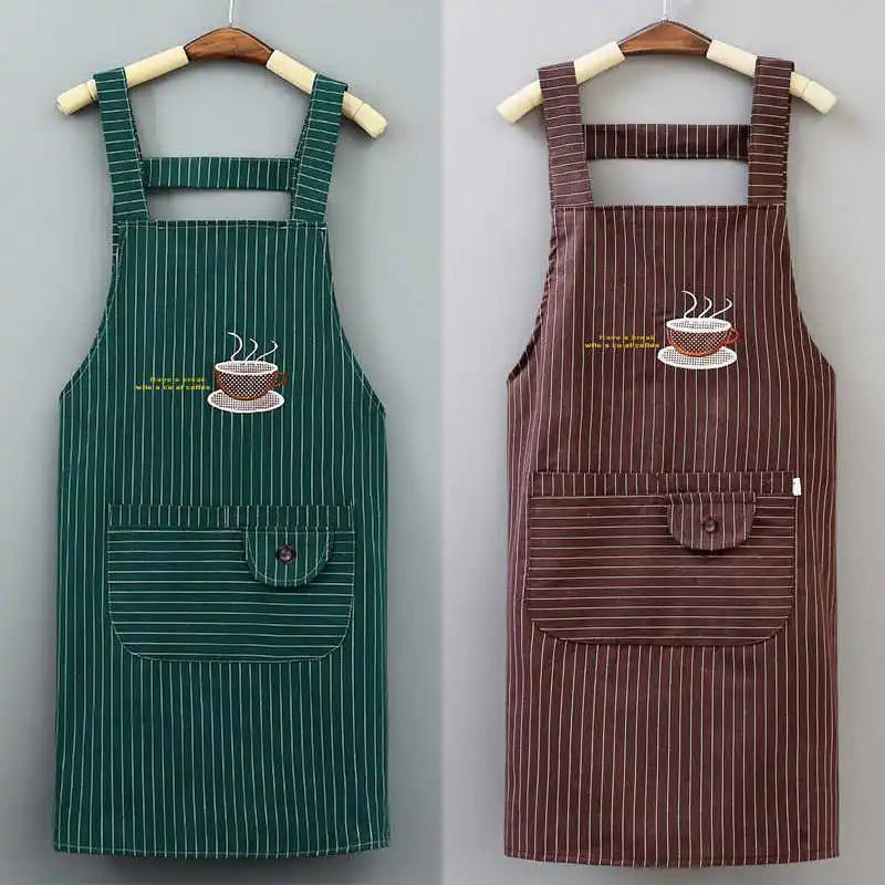 Apron Set for Household & Kitchen | Durable Women's Work Clothes - 2Pcs