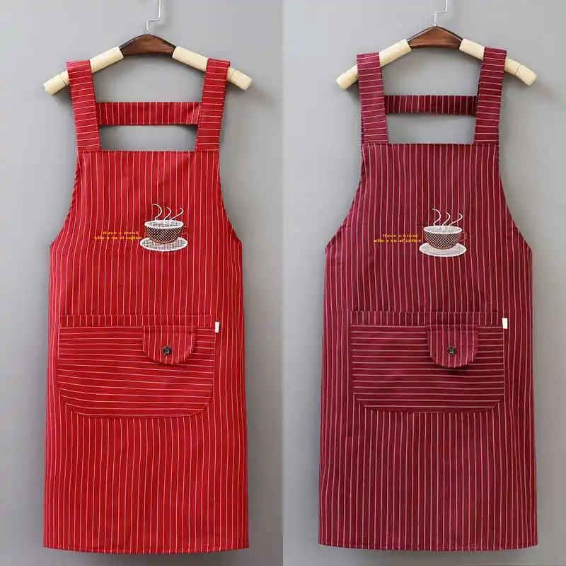 Apron Set for Household & Kitchen | Durable Women's Work Clothes - 2Pcs