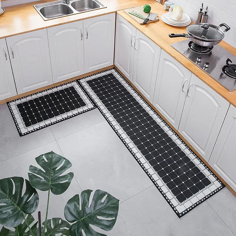 Ethnic Printed Kitchen Mat Set - Non-Slip, Durable, and Stylish Comfort