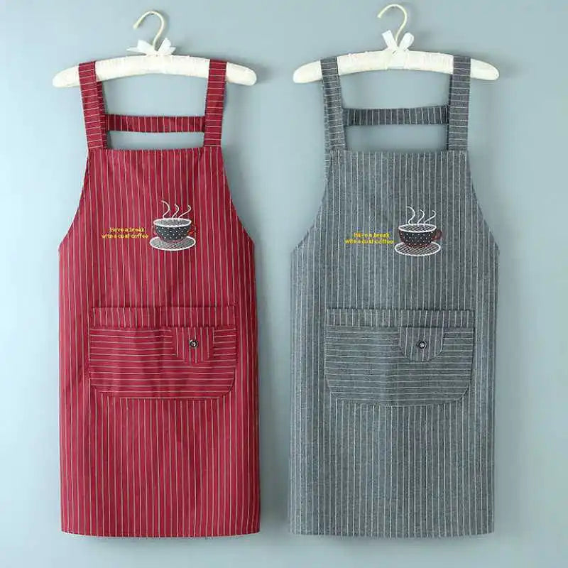 Apron Set for Household & Kitchen | Durable Women's Work Clothes - 2Pcs