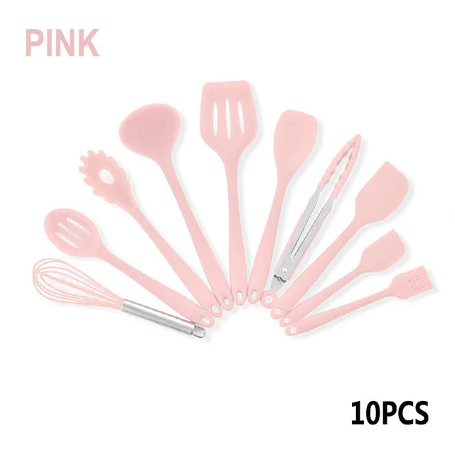 Kitchen Cookware Silicone Kitchenware Non-Stick Tool Set