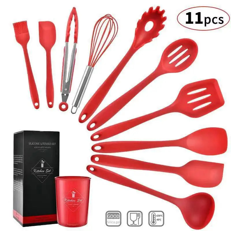 Kitchen Cookware Silicone Kitchenware Non-Stick Tool Set