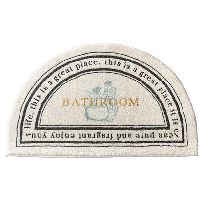 Retro Bathroom Carpet – Super Absorbent Bath Mat for Comfort & Style