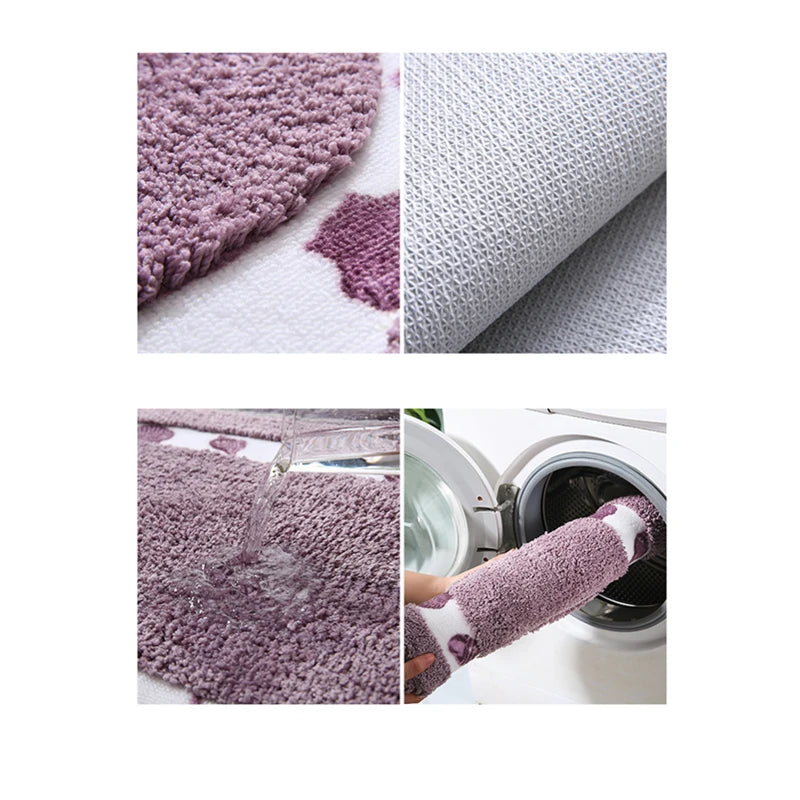 Non-Slip Microfiber Bathroom Carpet & Bath Mats for Ultimate Comfort