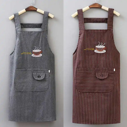 Apron Set for Household & Kitchen | Durable Women's Work Clothes - 2Pcs