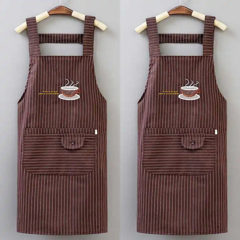 Apron Set for Household & Kitchen | Durable Women's Work Clothes - 2Pcs