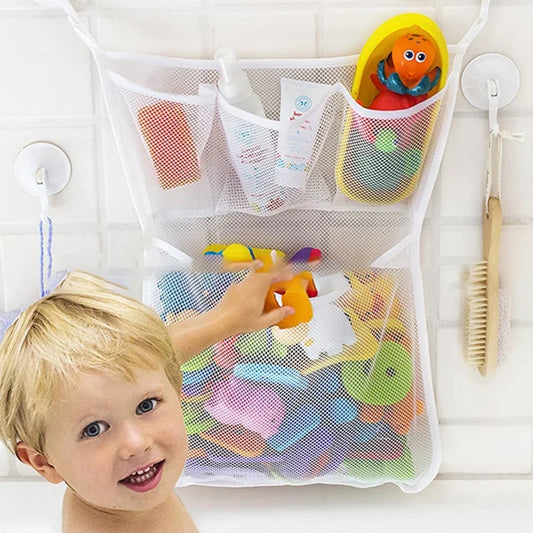 Baby Bath Toy Mesh Bag - Bath Bathtub Doll Organizer for Storage