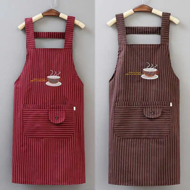 Apron Set for Household & Kitchen | Durable Women's Work Clothes - 2Pcs